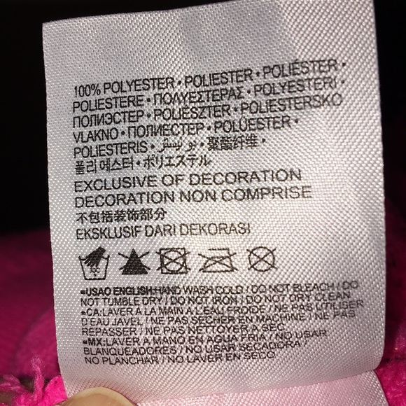 Nike/Youth Neon Pink & Black w/Gray & Black animal print, pink/black PomPom - Picture 7 of 7